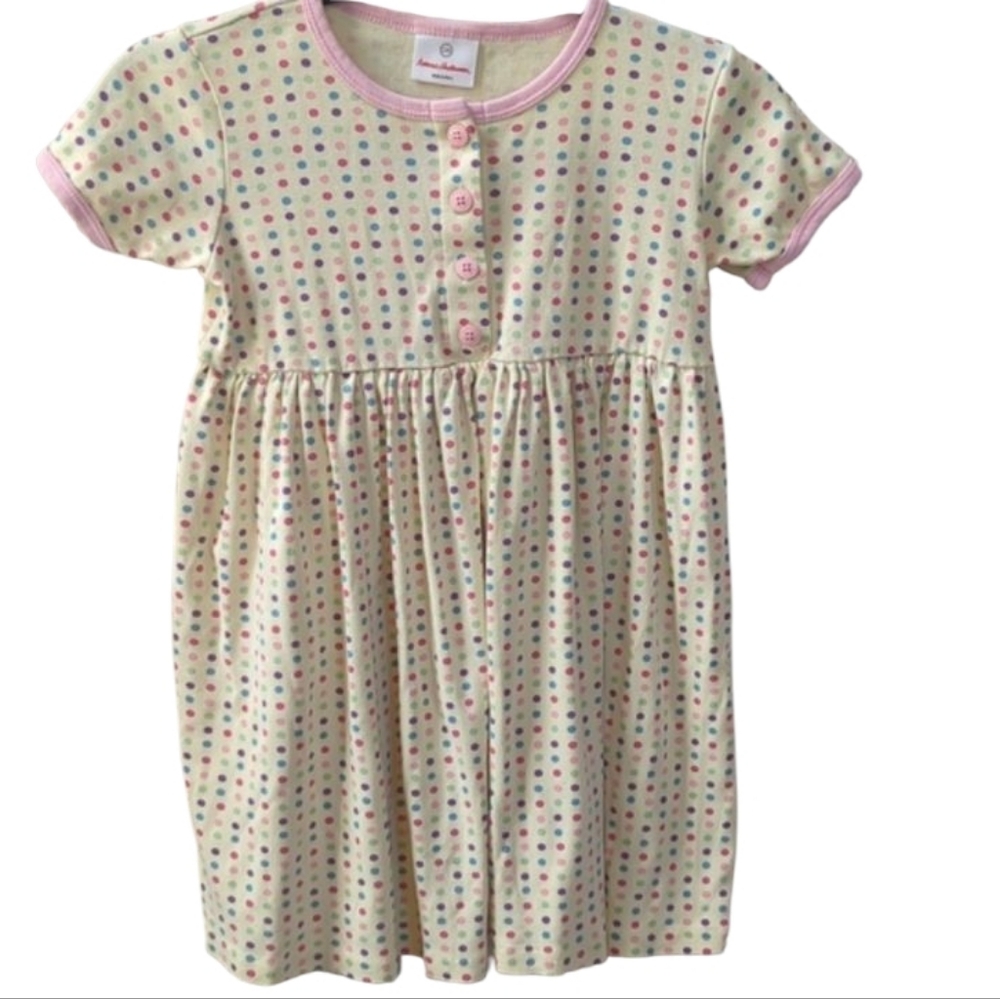 Hanna Anderson, Multicolor, Polka Dot Casual Dress. Size 6/7